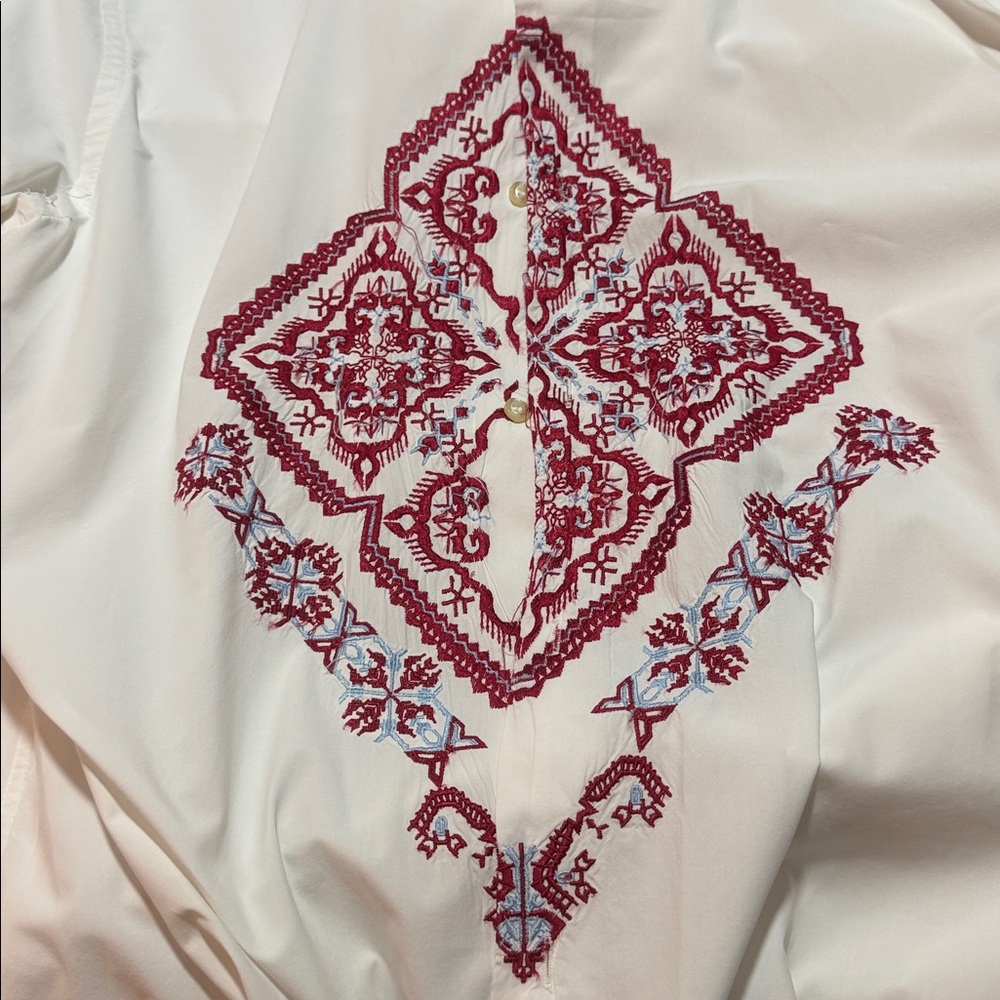 Etro White Button-Up Shirt